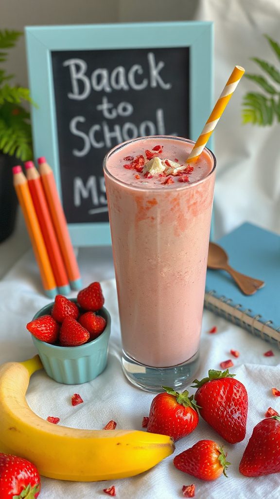 strawberry banana smoothie recipe