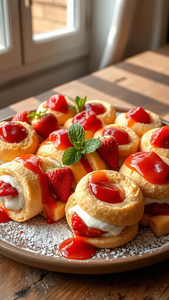 strawberry shortcake roll recipe