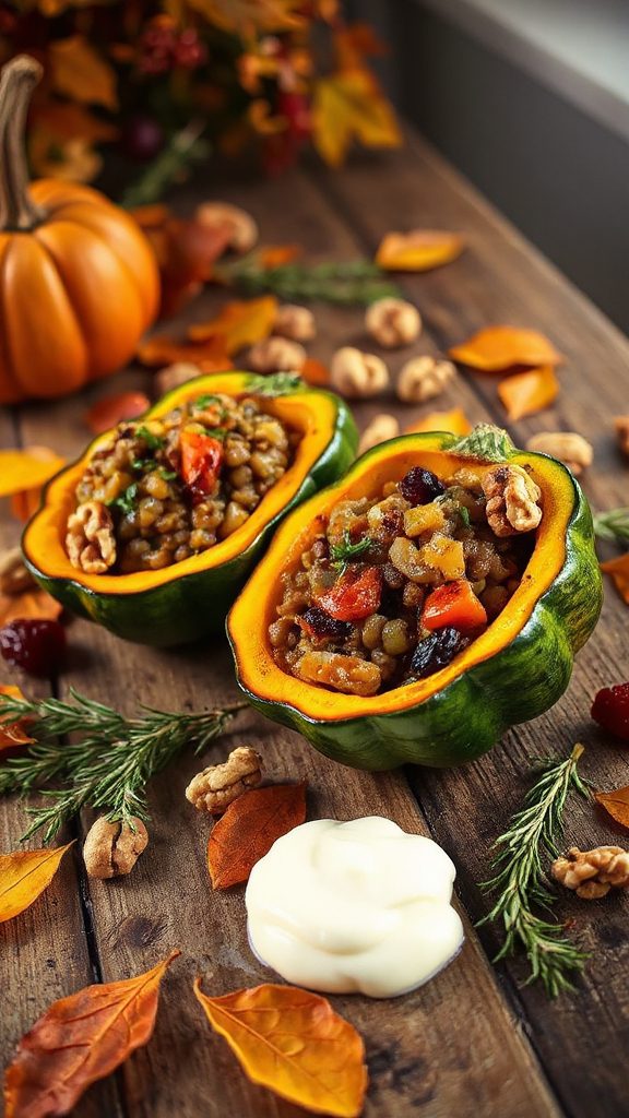 stuffed acorn squash recipe