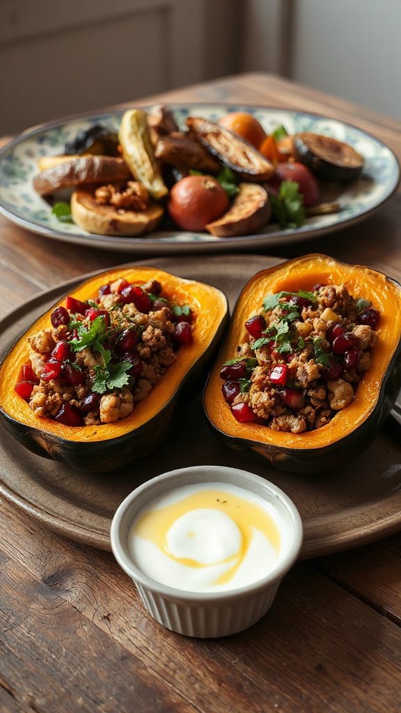 stuffed acorn squash recipe