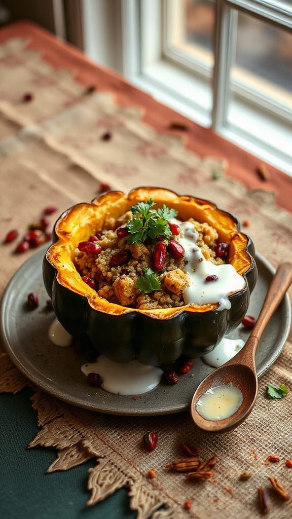 stuffed acorn squash recipe