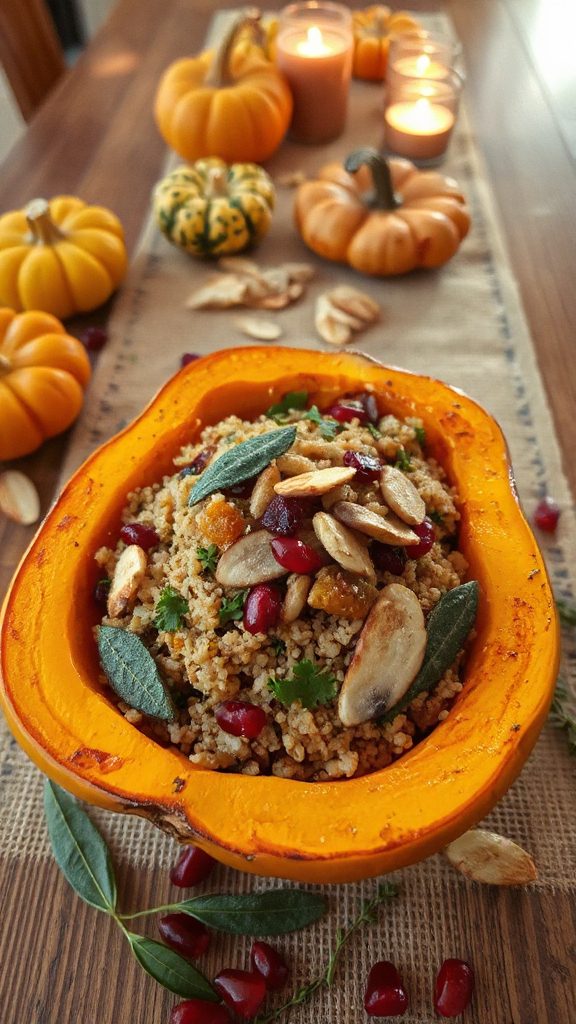 stuffed butternut squash dish stuffed butternut squash dish