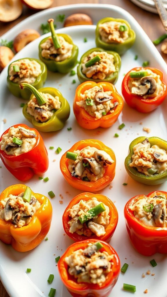 stuffed mini peppers appetizer