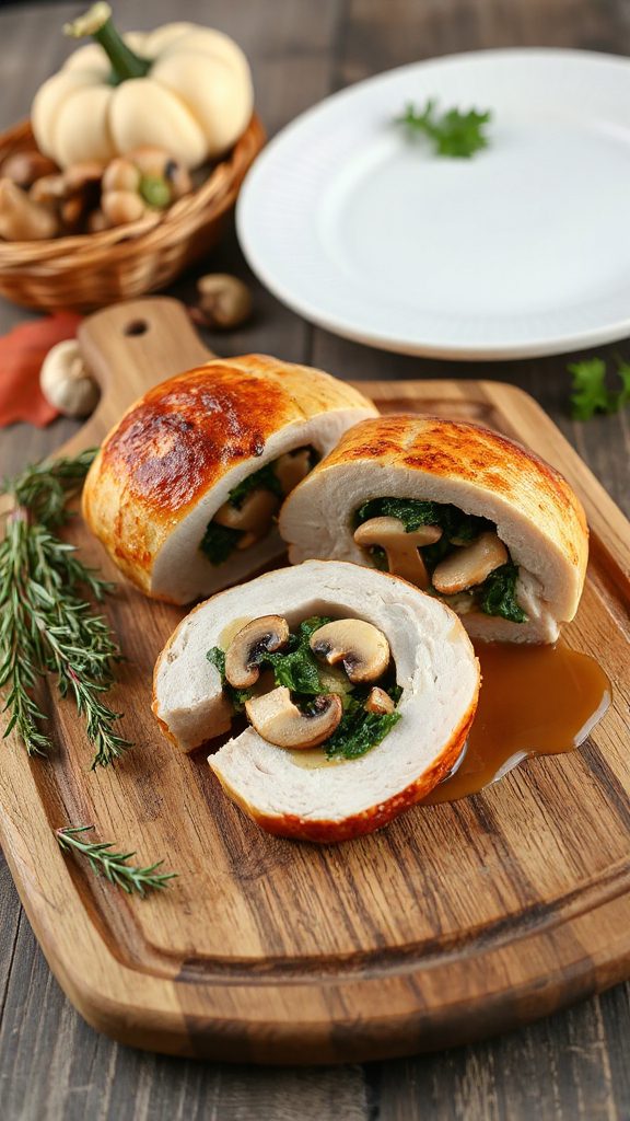 stuffed turkey breasts delight