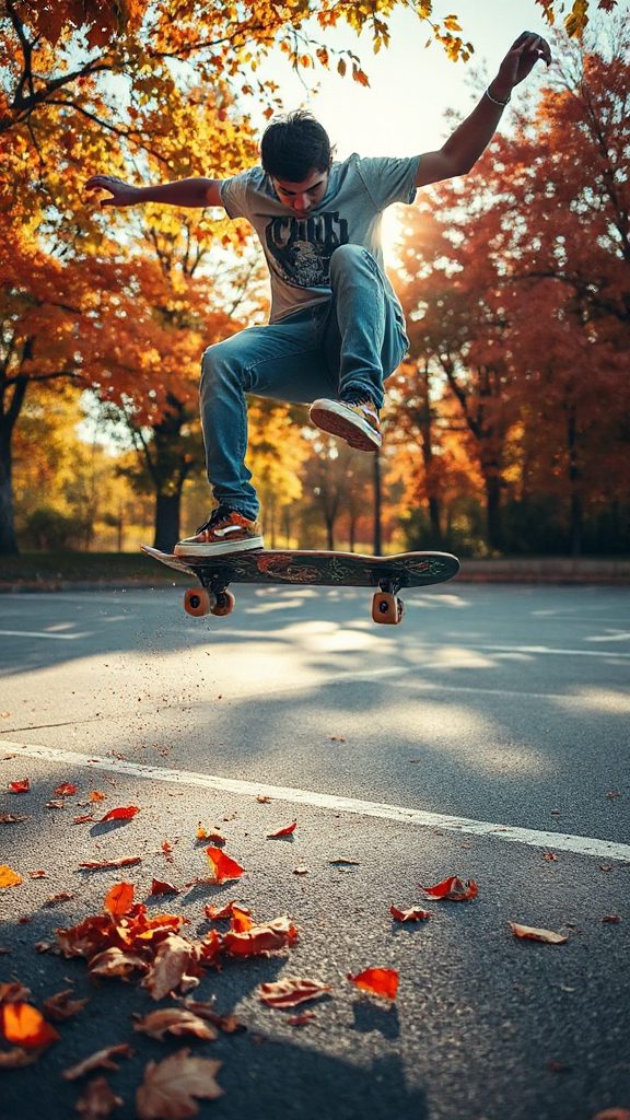 stylish 180 degree trick