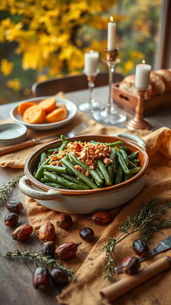 sumac green bean casserole