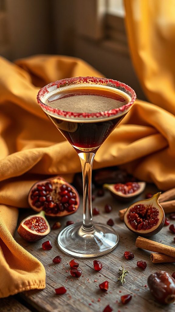 sumac infused espresso cocktail