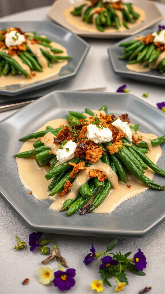 sushi style green bean casserole