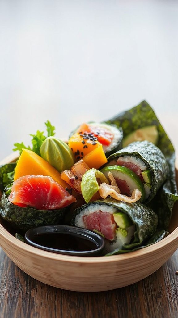 sushi style nori wraps recipe sushi style nori wraps recipe