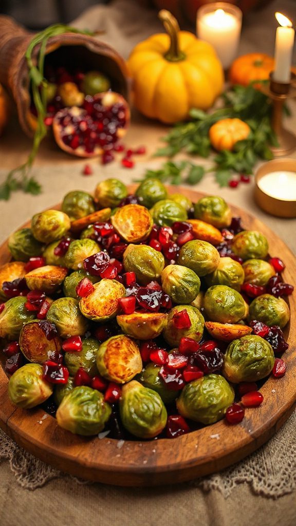 sweet and sour brussels sprouts