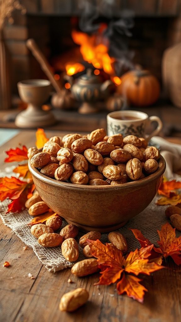 sweet and spicy peanuts