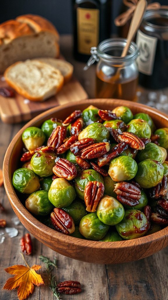 sweet and tangy brussels sprouts