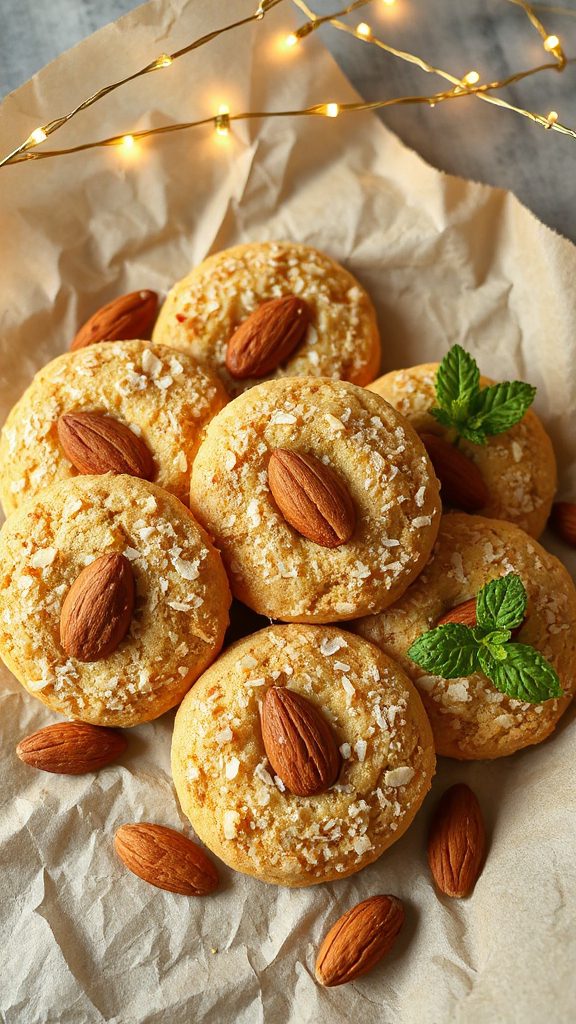 sweet coconut almond cookies sweet coconut almond cookies