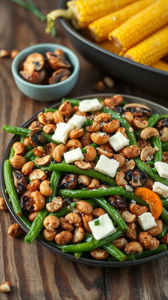 sweet corn green bean casserole