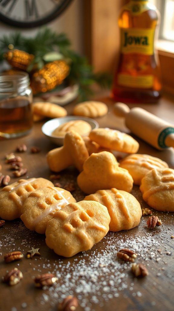 sweet corn maple cookies