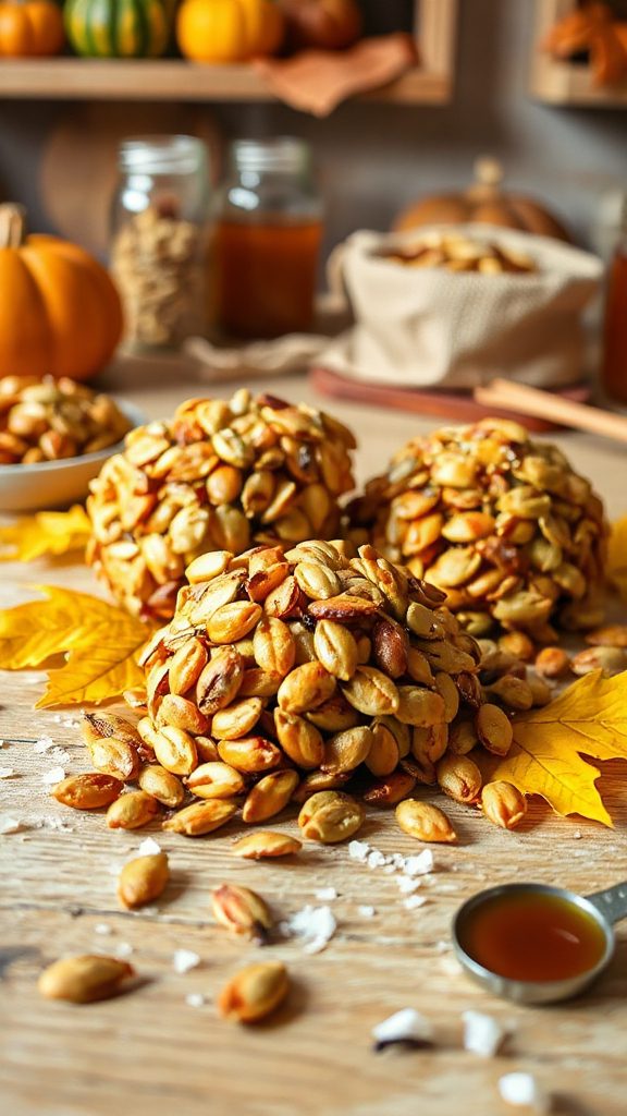 sweet crunchy pumpkin clusters sweet crunchy pumpkin clusters