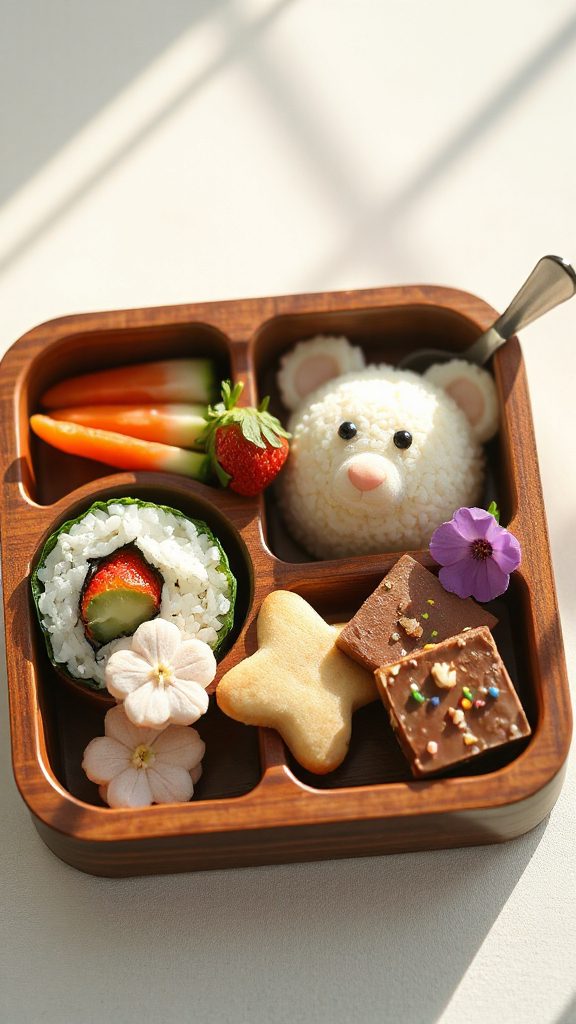 sweet dessert bento box