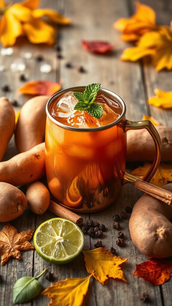 sweet potato autumn cocktail