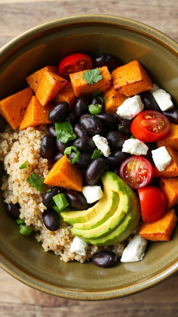 sweet potato black bean bowl