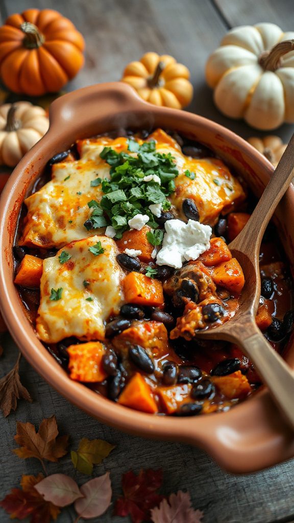 sweet potato black bean casserole