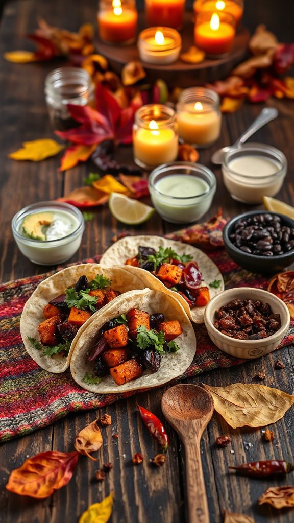 sweet potato black bean tacos