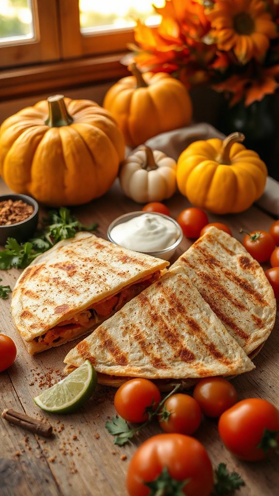 sweet potato butternut squash quesadillas sweet potato butternut squash quesadillas