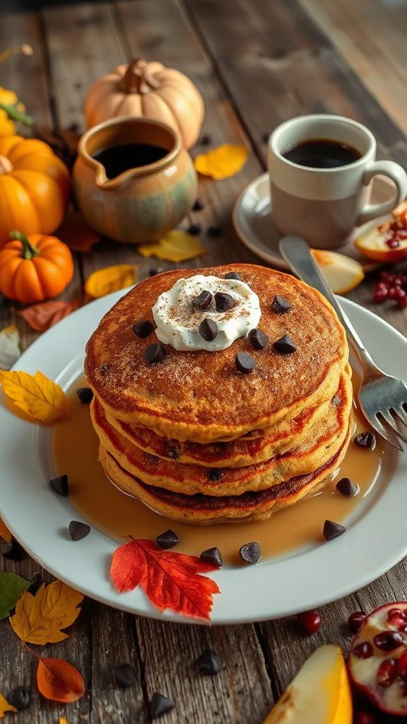 sweet potato chocolate pancakes