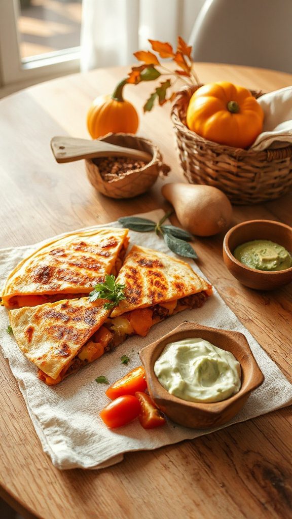 sweet potato chorizo quesadillas recipe