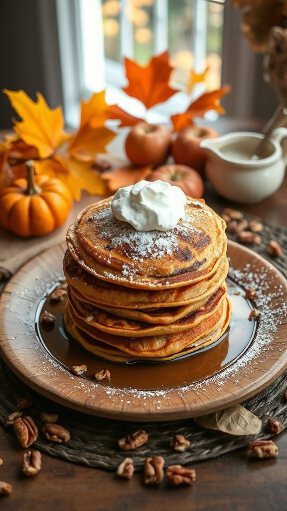 sweet potato cinnamon pancakes