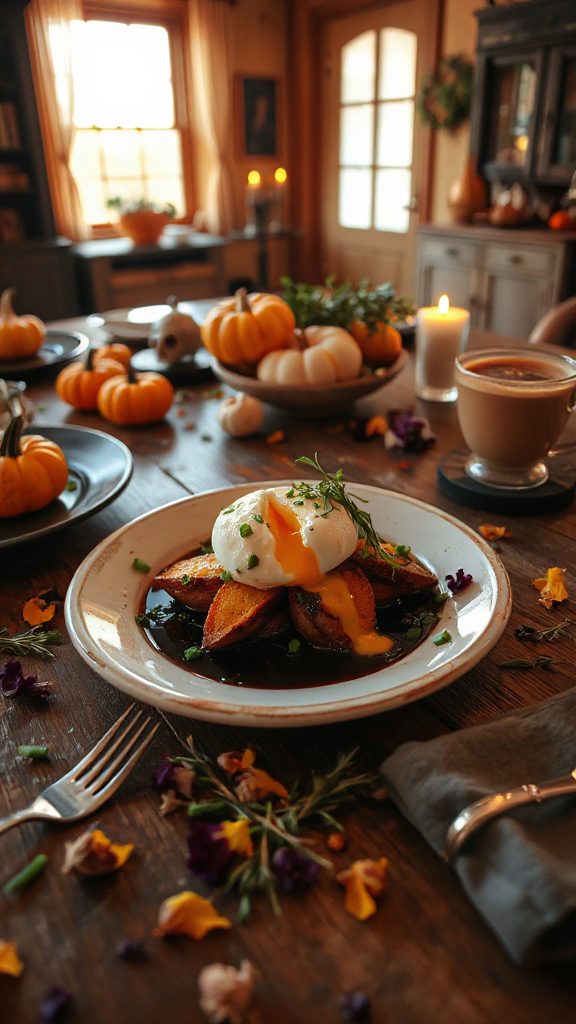 sweet potato egg benedict