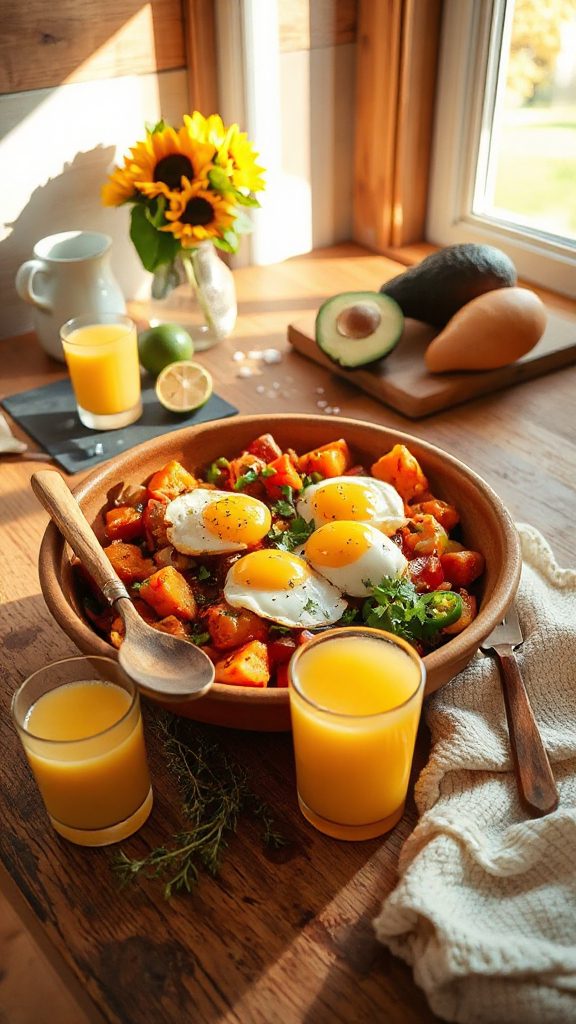 sweet potato egg hash sweet potato egg hash