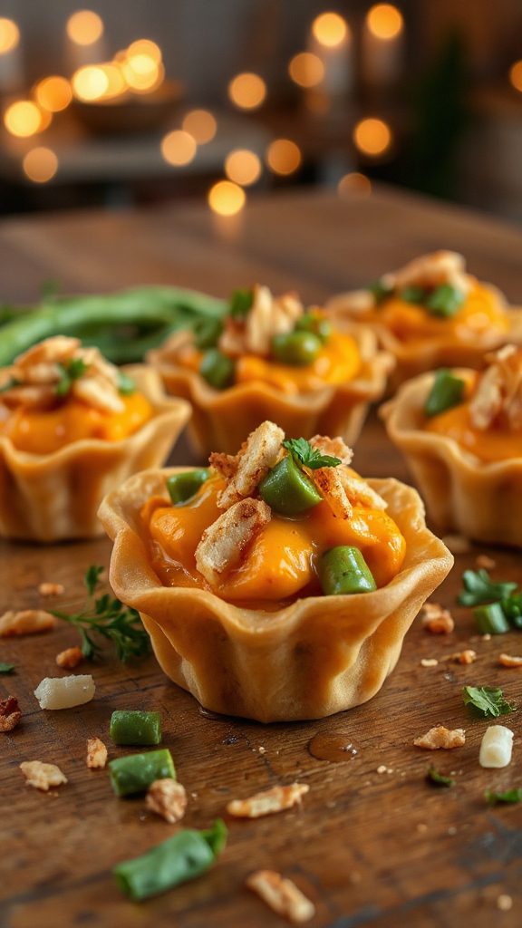 sweet potato green bean bites