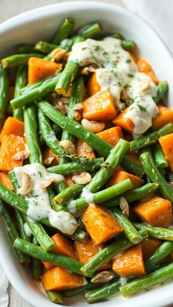 sweet potato green bean casserole sweet potato green bean casserole