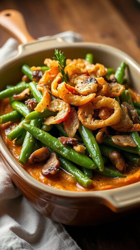 sweet potato green bean casserole