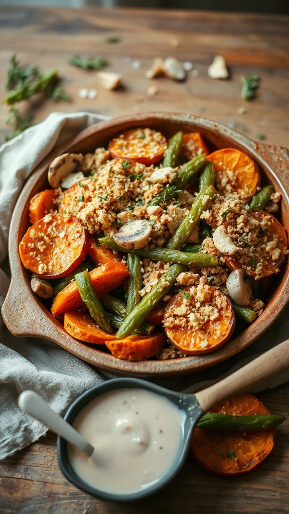 sweet potato green bean casserole sweet potato green bean casserole