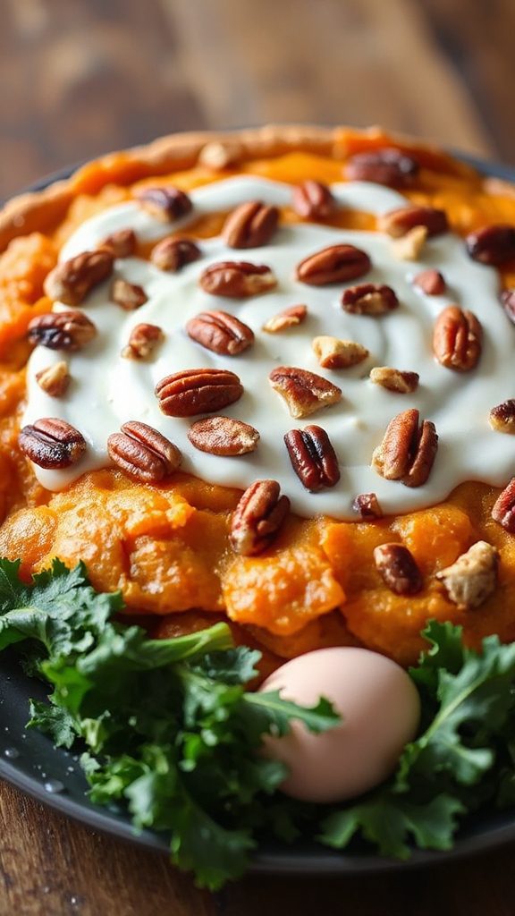 sweet potato kale casserole