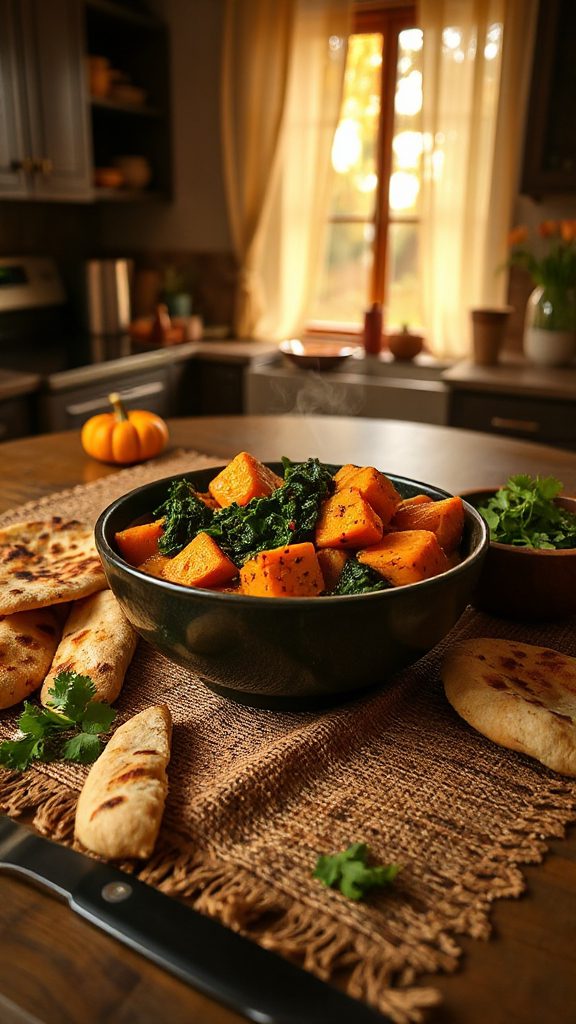 sweet potato kale curry