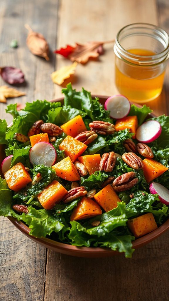 sweet potato kale salad