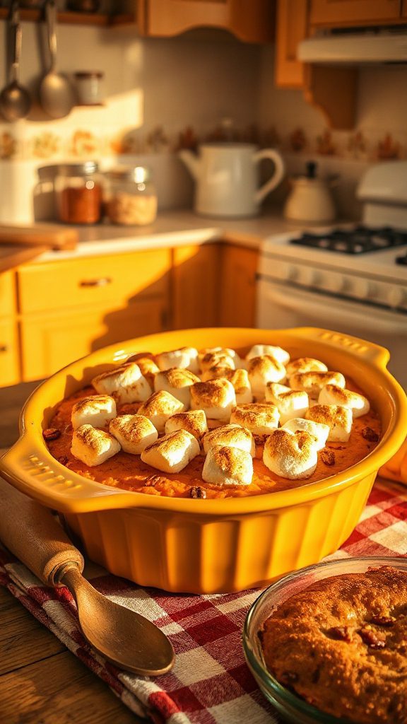sweet potato marshmallow casserole sweet potato marshmallow casserole