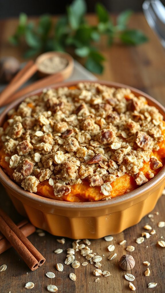 sweet potato oat casserole