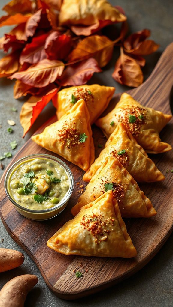 sweet potato paneer samosas sweet potato paneer samosas