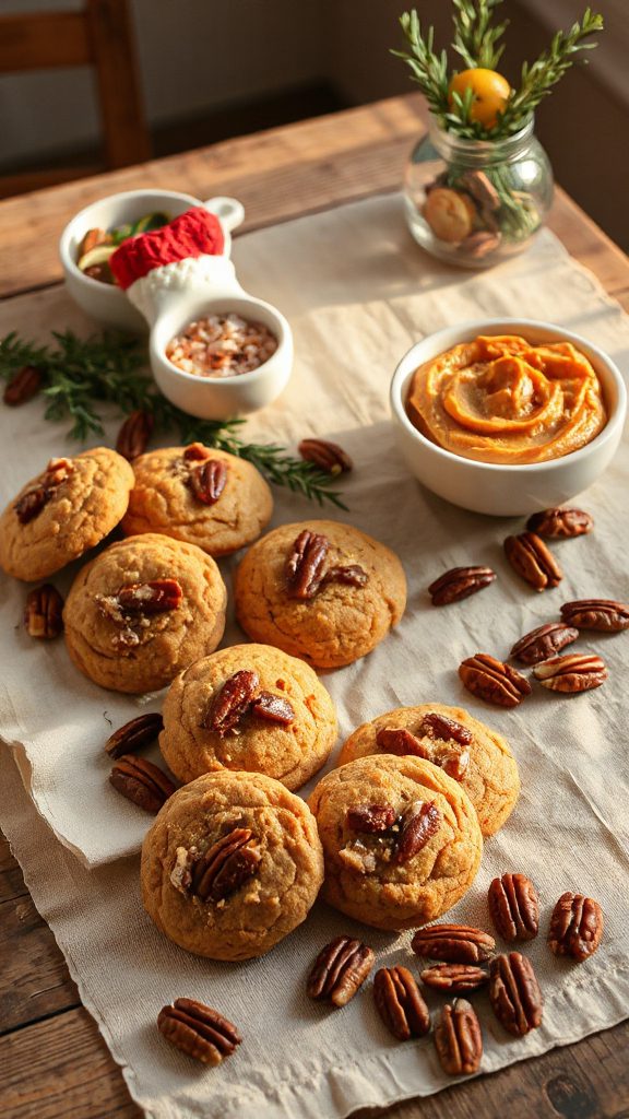 sweet potato pecan cookies