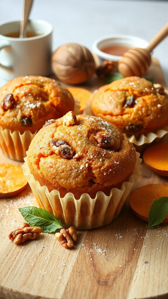 sweet potato walnut muffins sweet potato walnut muffins
