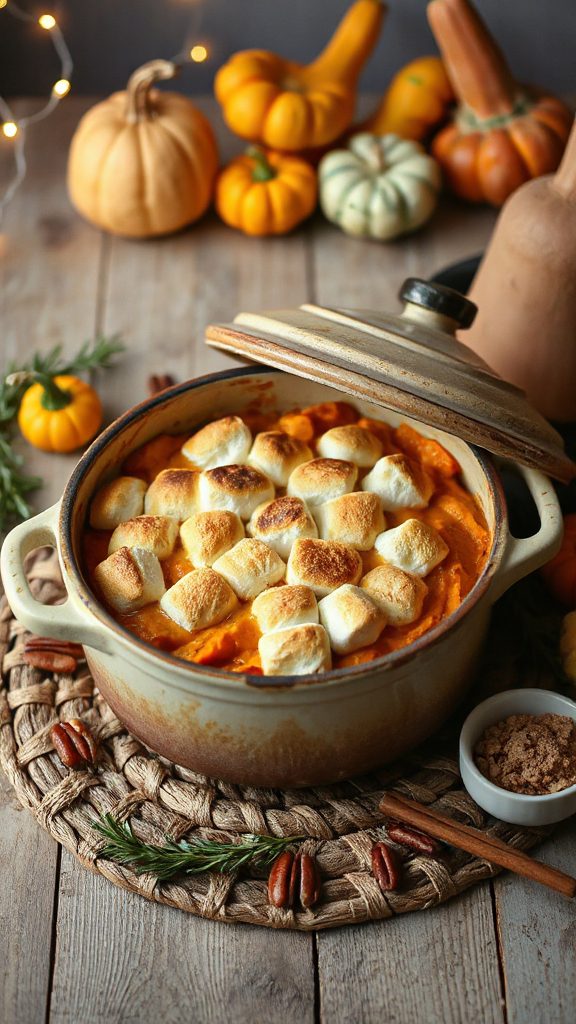sweet potatoes with marshmallows