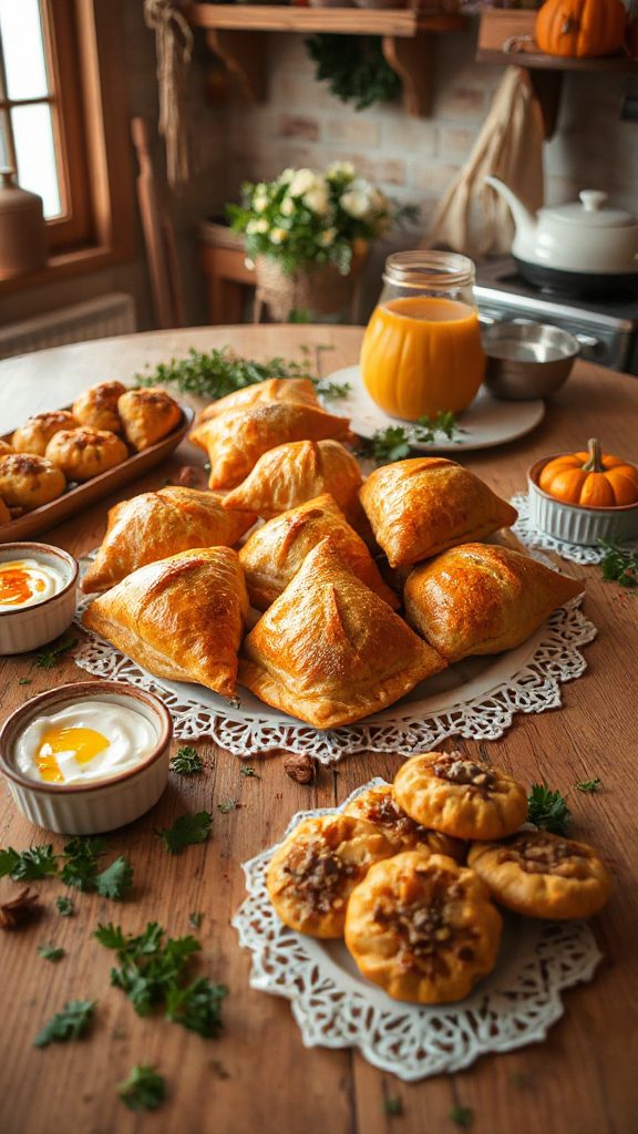sweet pumpkin pastry bites