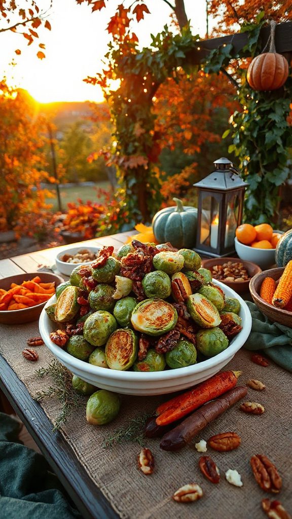 sweet roasted brussels sprouts