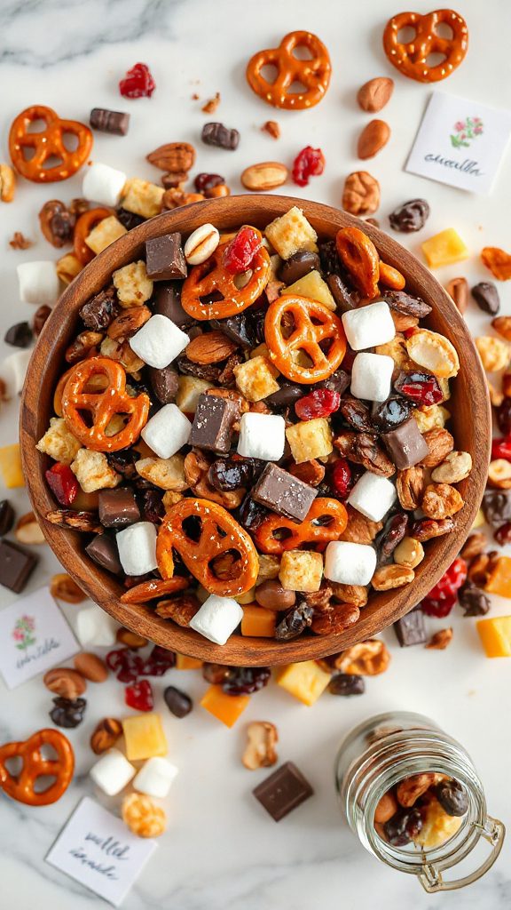sweet salty snack mix