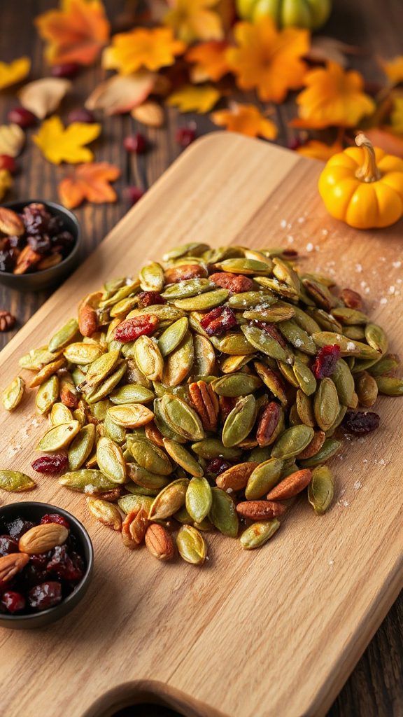 sweet savory pumpkin seed mix