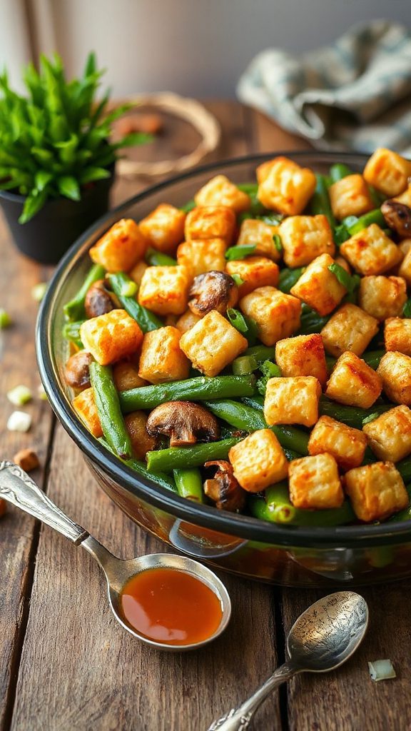 sweet spicy tater tot casserole