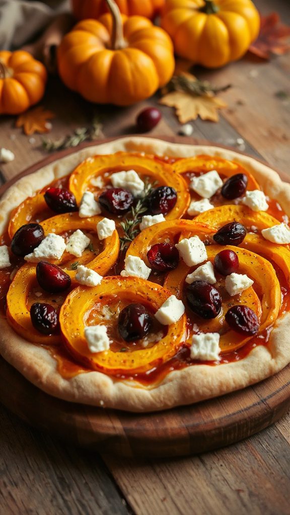 sweet squash cranberry pizza sweet squash cranberry pizza